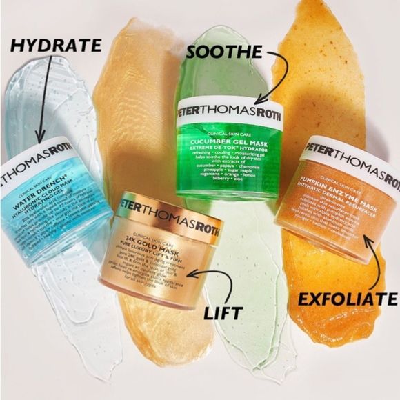 NEW PETER THOMAS ROTH PACK OF 4 FACE MASK - Picture 3 of 4